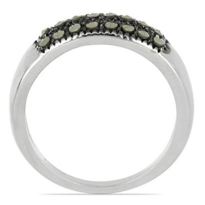 BUY 925 STERLING SILVER AUSTRIAN MARCASITE GEMSTONE RING